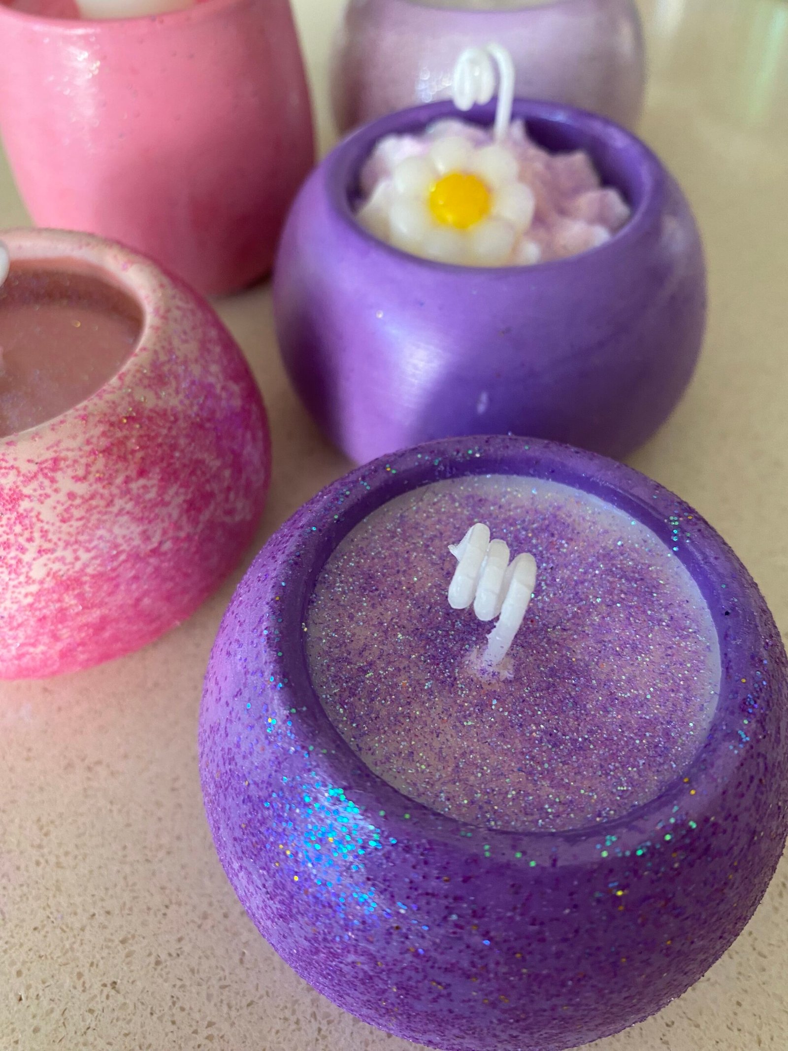 Μωβ κερί δώρου