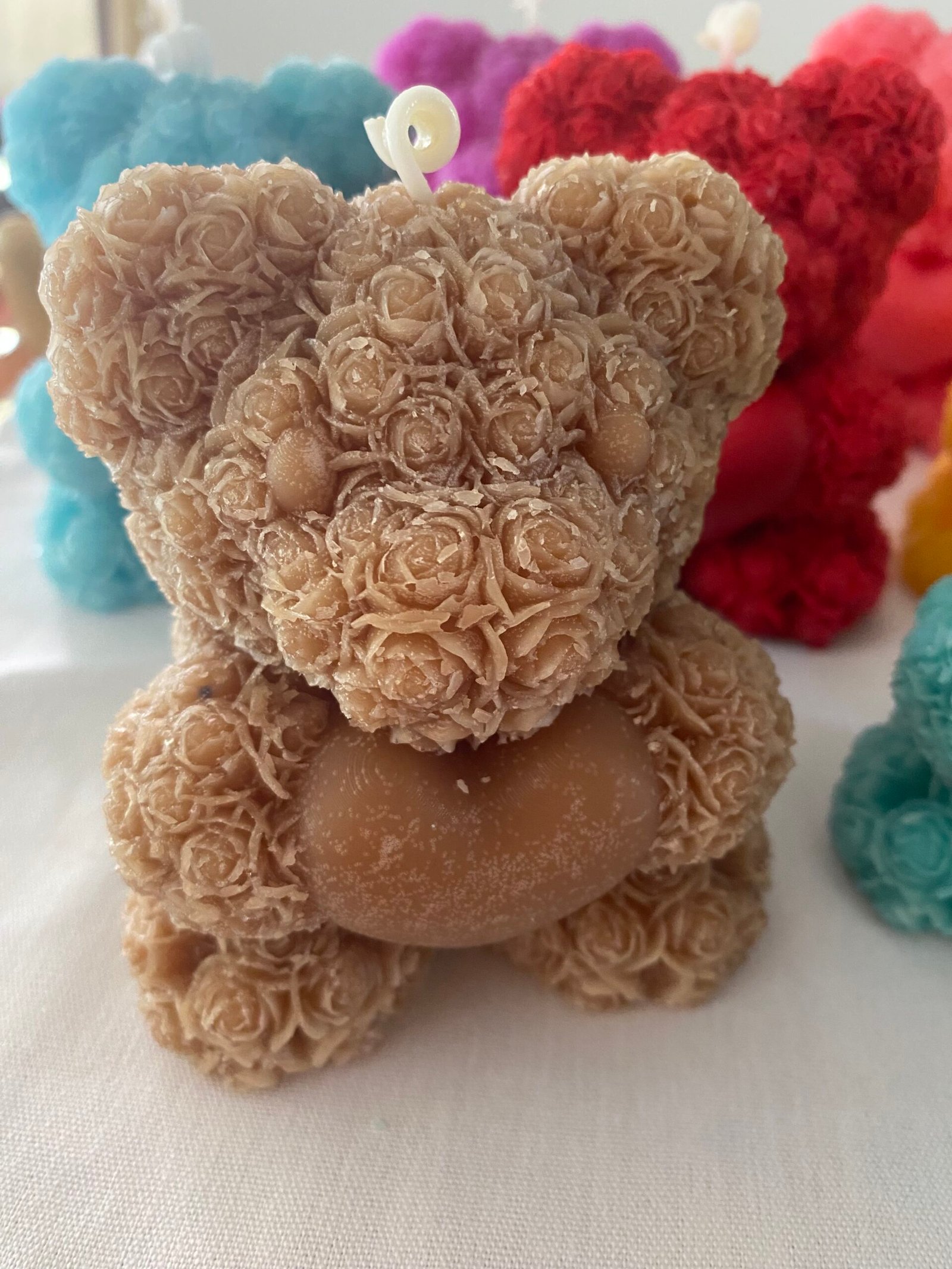 Rose Teddy αρκουδάκι κερί